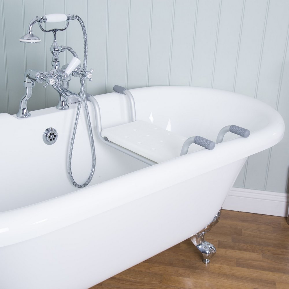 Croydex White Easy Fit Bath Bench